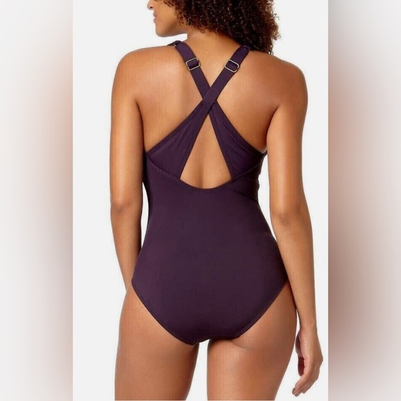 Lands End Grecian Style  Swimsuit - Picture 2 of 9